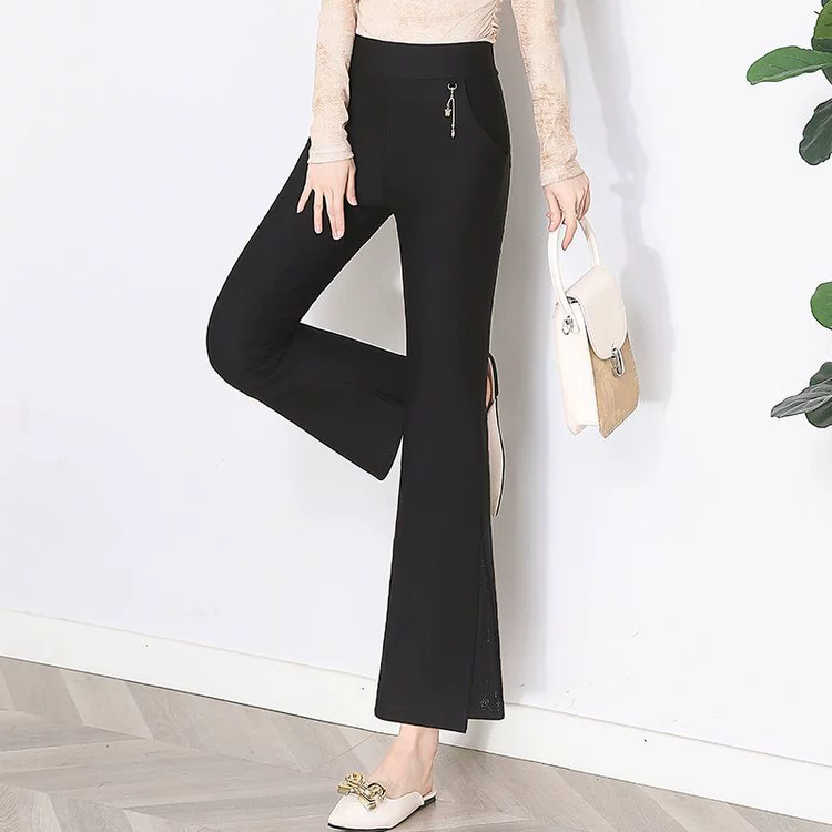 Сопровождение для прямых трансляций, двойной эффект вкуса, утягивающие повседневные брюки для женщин