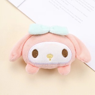 Cartoon Hot Sanrio Stuffed Pendant Cinnamon Dog Kurome Melody Pudding Dog Doll Bag Accessories