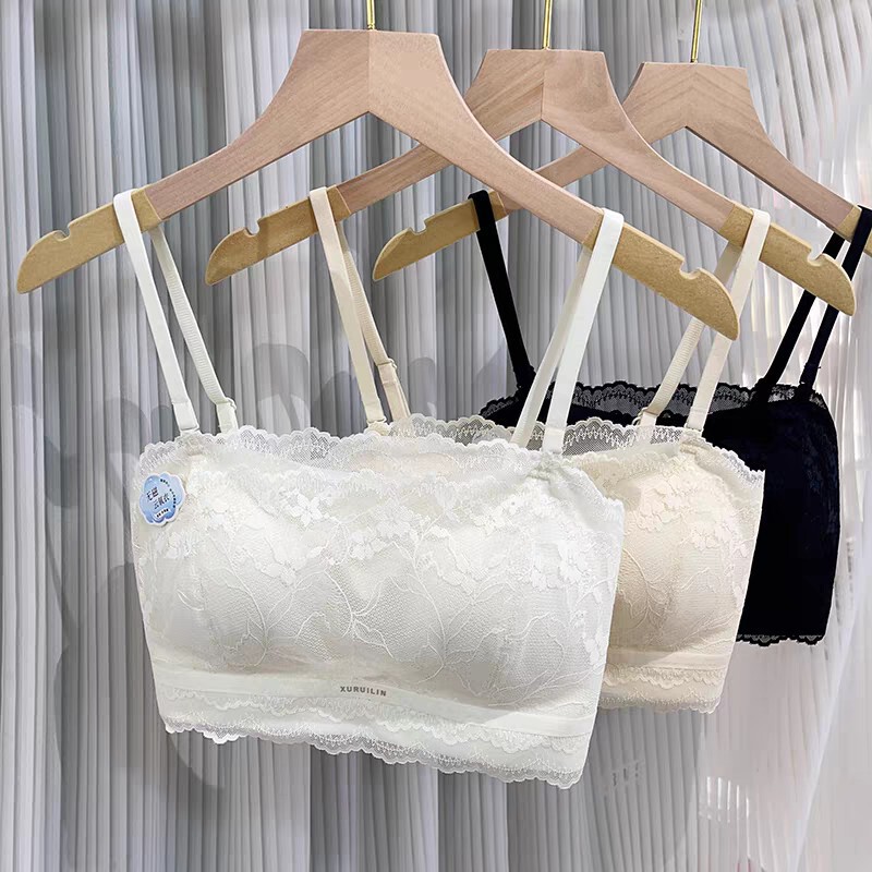 Anzhisha 2809 New Style Bra Underwear Women's Summer Thin Non-slip Chest Wrapping Anti-slip Gathering Strap Bra