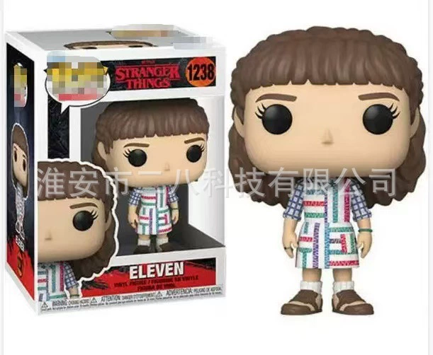 Виниловые Pop-фигурки (Stranger Things) — Дастин, Стив, Робин и Демогоргон, в коробке