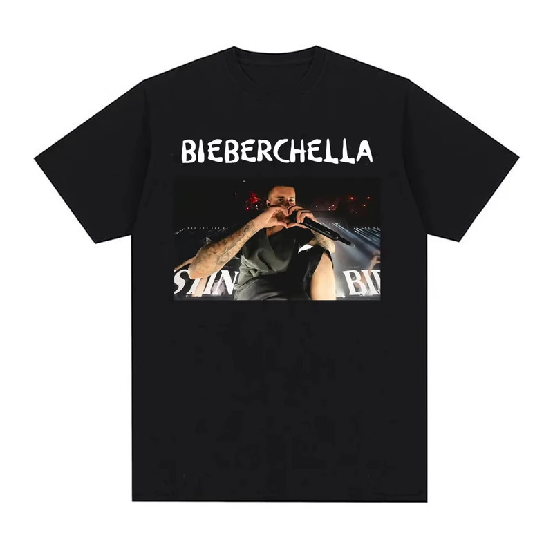 European Size Pure Cotton【Cross-Border European Size】Justin Bieber Coachella Singing with Yo European Size Pure Cotton【Cross-Border European Size】Justin Bieber Coachella Singing with Yo