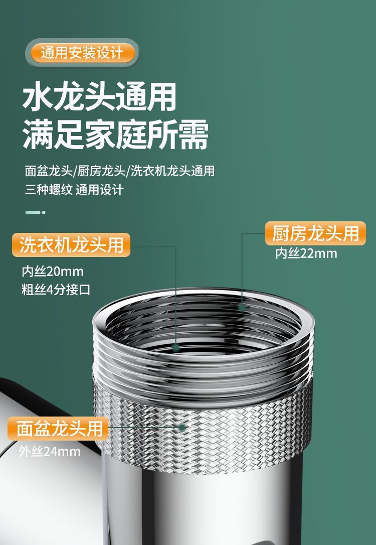 The new faucet extender, a universal rotating faucet anti-splash water extender, is a kitchen filter and anti-base water wonder undefined