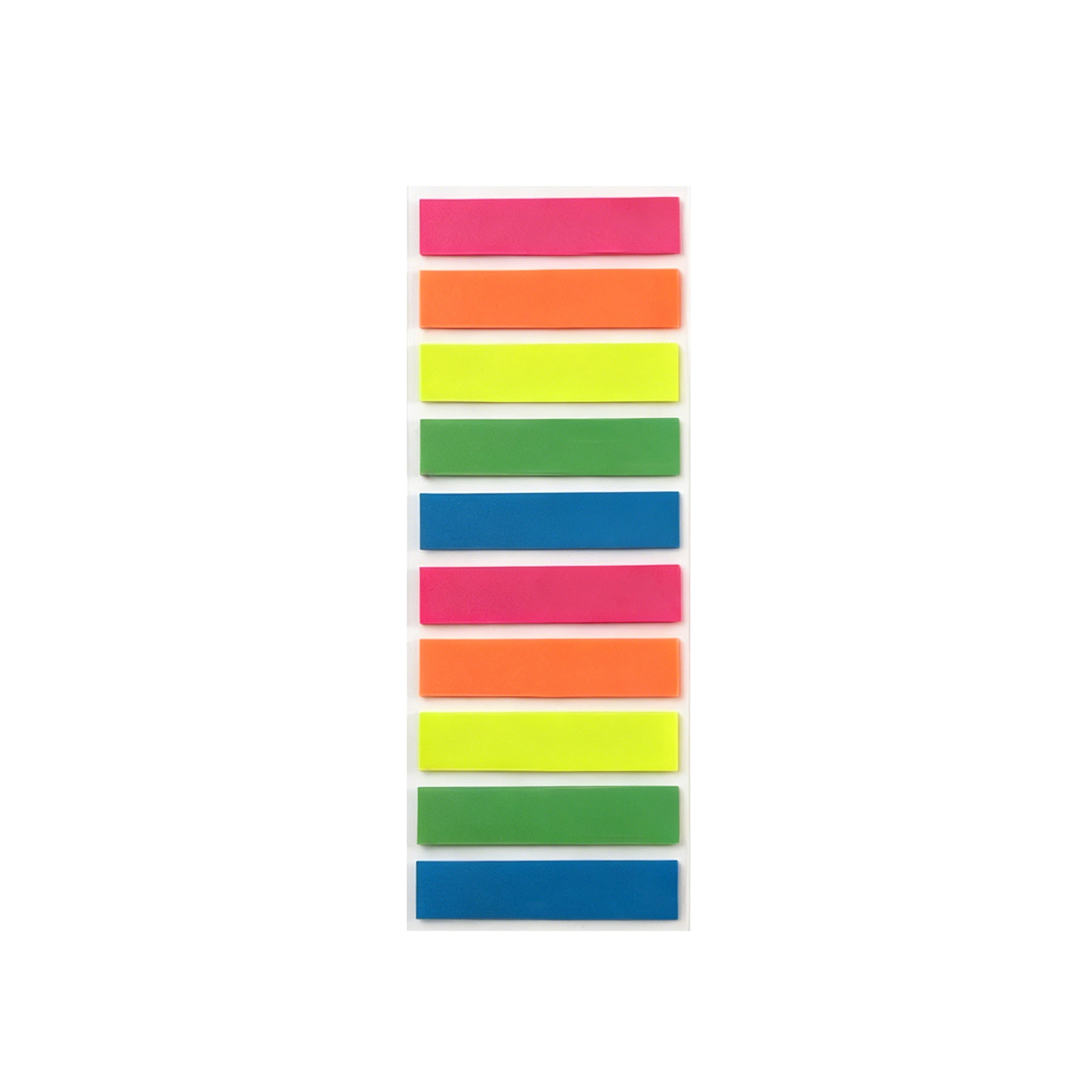 Notas adhesivas transparentes extraíbles de 10 colores, notas adhesivas impermeables para estudiantes, pegatinas de índice de colores Morandi de secado rápido, impermeables y de secado rápido