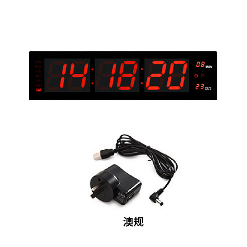 現代壁掛け時計デジタルledデジタル電子時計寝室客間万年暦時計時計目覚まし時計卸売り|undefined