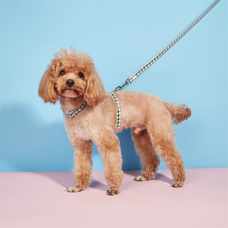 Nuevo perro remolque cuerda caminando gato cuerda tipo I-tipo anti-rotura gato tracción Teddy fuera de cuerda correa de pecho