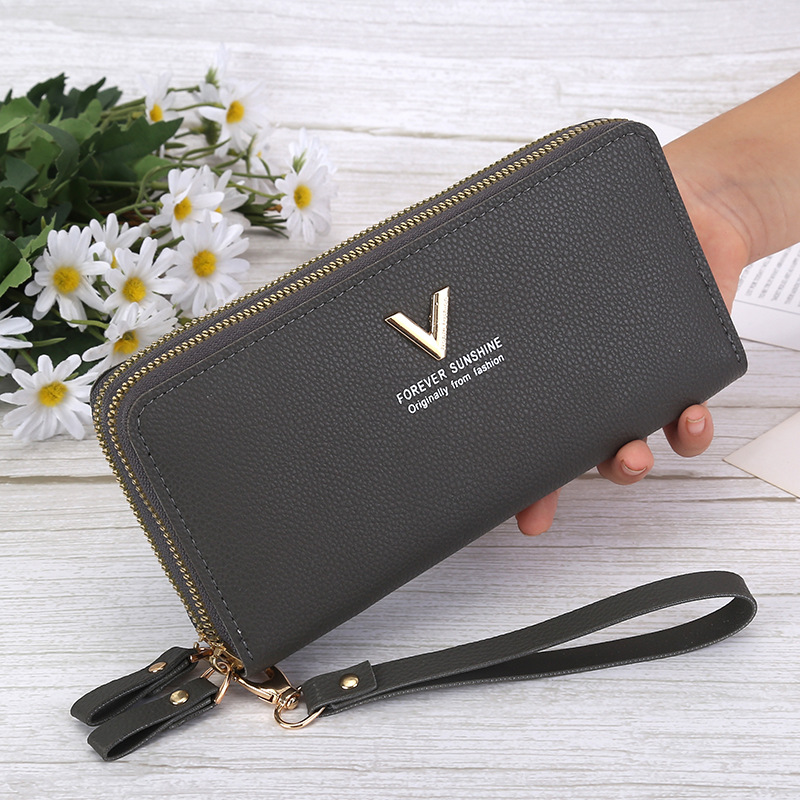 Women's Letter Pu Leather Zipper Wallets display picture 2