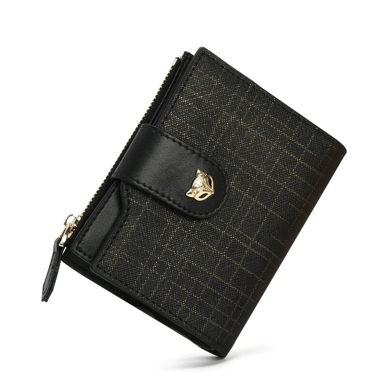 FOXER/Golden Fox кошелек из натуральной кожи, оригинальный дизайн, короткий кошелек, женский кошелек в корейском стиле, высококачественный кошелек для монет