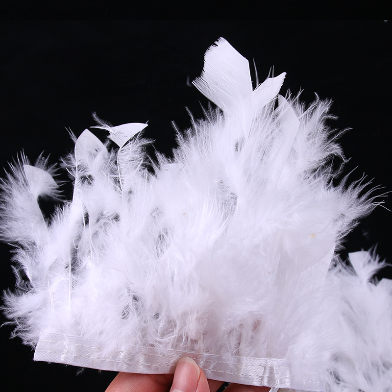 흰색 립스톱 천 벨트 약 1m