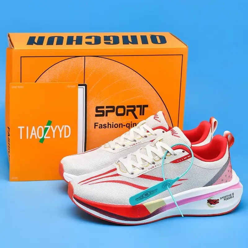 Feidian 3C zapatos para correr con tabla de carbono verano para hombres entrenamiento de maratón competencia de carreras deportes calzado deportivo absorción de impactos al por mayor