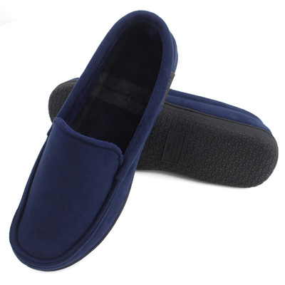 lattice Chamois slipper Direct selling Home Furnishing Suede Cotton-padded shoes man Inside new pattern Manufactor Manufactor