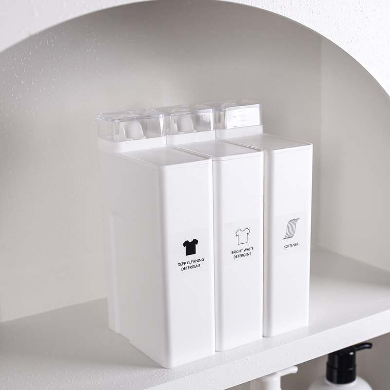 Casa modelo balcón gabinete de baño decoración decoración lavandería tela de caña canasta de almacenamiento de botellas de embalaje suave props image 4