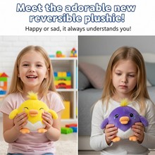 跨境老虎玩偶公仔双面翻转生气猴子翻面鲨鱼动物毛绒玩具打样批发