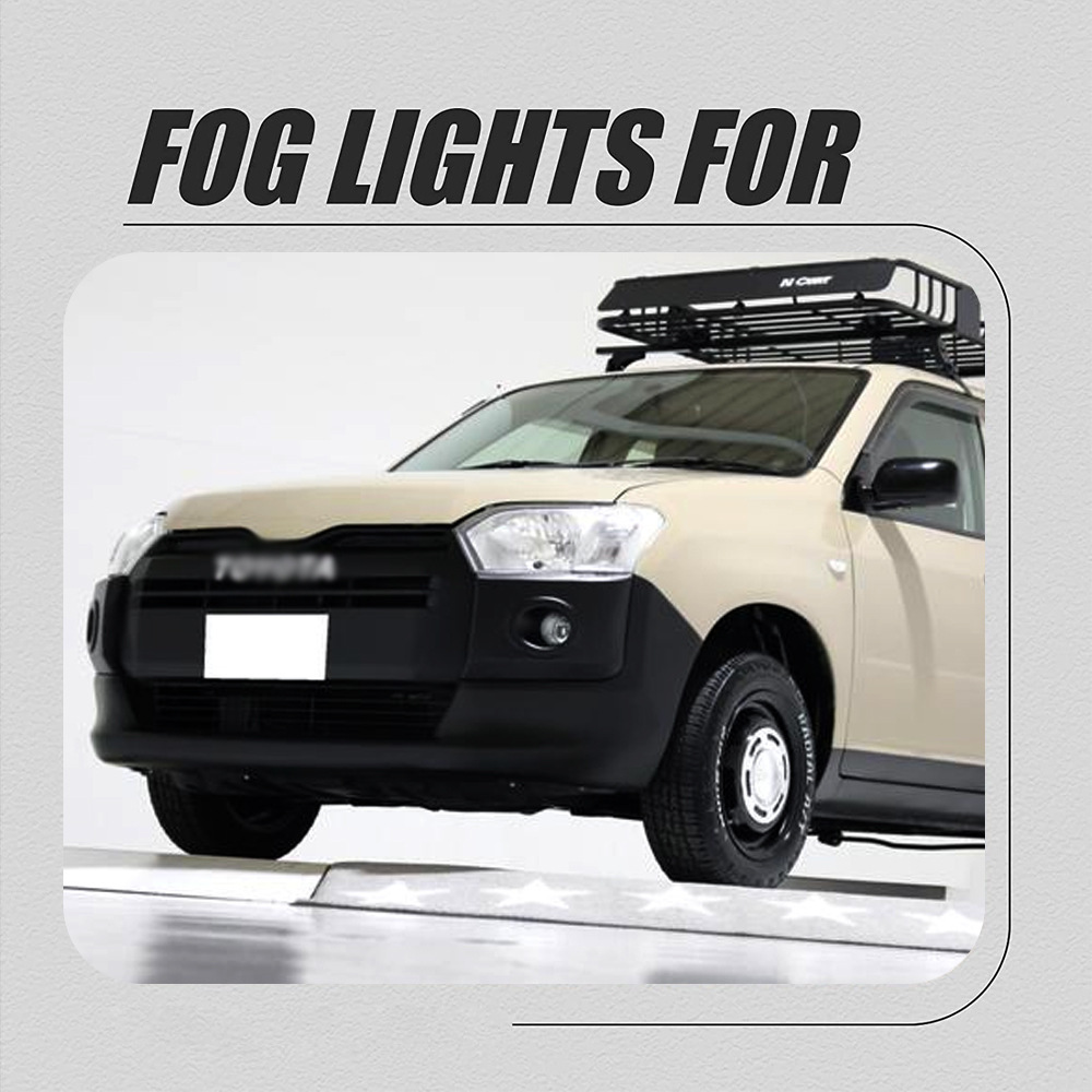 Aplicable a Toyota 16 - 22 Probox conjunto de luces de niebla delanteras parachoques delanteros luces de niebla marco de luces diurnas image 3