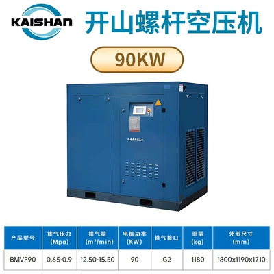 Variable Frequency Air Compressor | Hava kompressorları - bmvf90-single-stage-permanent-magnet-screw-machine