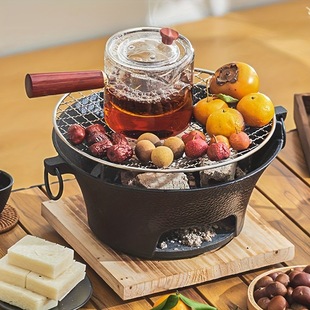 2025 New Cross-Border Dropshipping Charcoal Stove 4-Piece Set Cross-Border Dropshipping