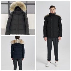 大鹅羽绒服高品质29款Wyndham时尚休闲中长装户外加厚保暖外套