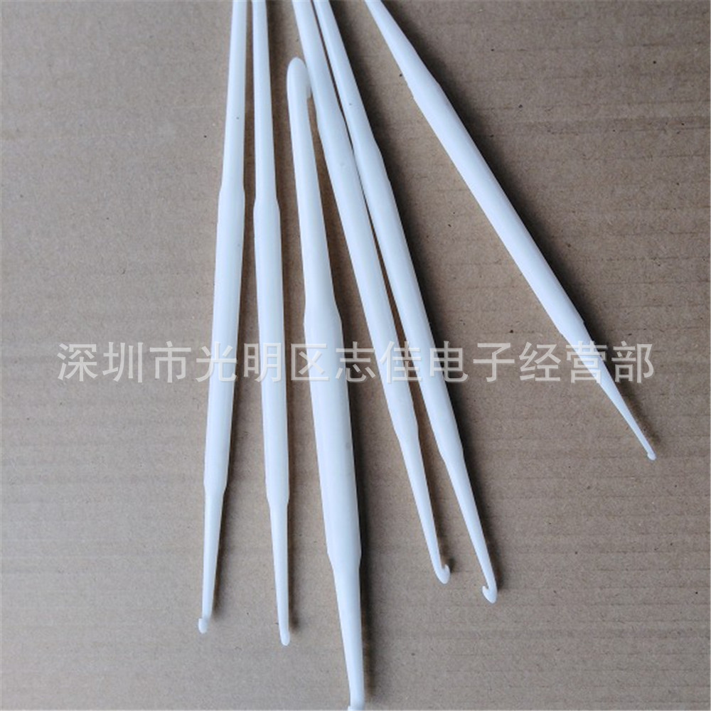 8号双头钩针变压器环形线圈钩针磁环钩针钩头双头钩针