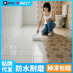 Water-based Tile Color Change Paint Living Room Bathroom Wall Color Change Special Paint Bathroom Glass Floor Renovation Tile Paint