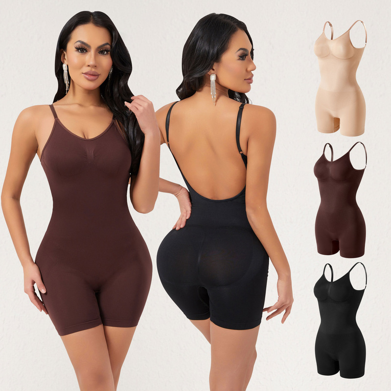 Best-Selling Seamless Yoga Postpartum Body Shaper with Butt-Lifting and Tummy-Tucking Features, Open-Back One-Piece Shapewear with Flat Legs for Body Sculpting Best-Selling Seamless Yoga Postpartum Body Shaper with Butt-Lifting and Tummy-Tucking Features, Open-Back One-Piece Shapewear with Flat Legs for Body Sculpting