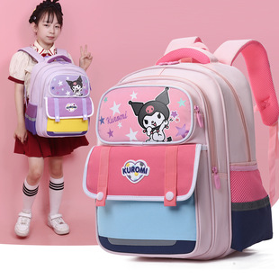 Boys' and Girls' Cartoon Campus Large Capacity Multifunctional Portable Water-repellent Breathable 1~4 Grade Backpack