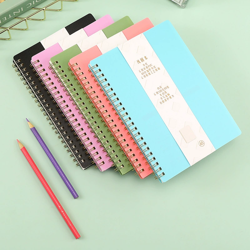 A5 coil notebook business simple notebook office note-taking ledger creative horizontal line spot custom wholesale