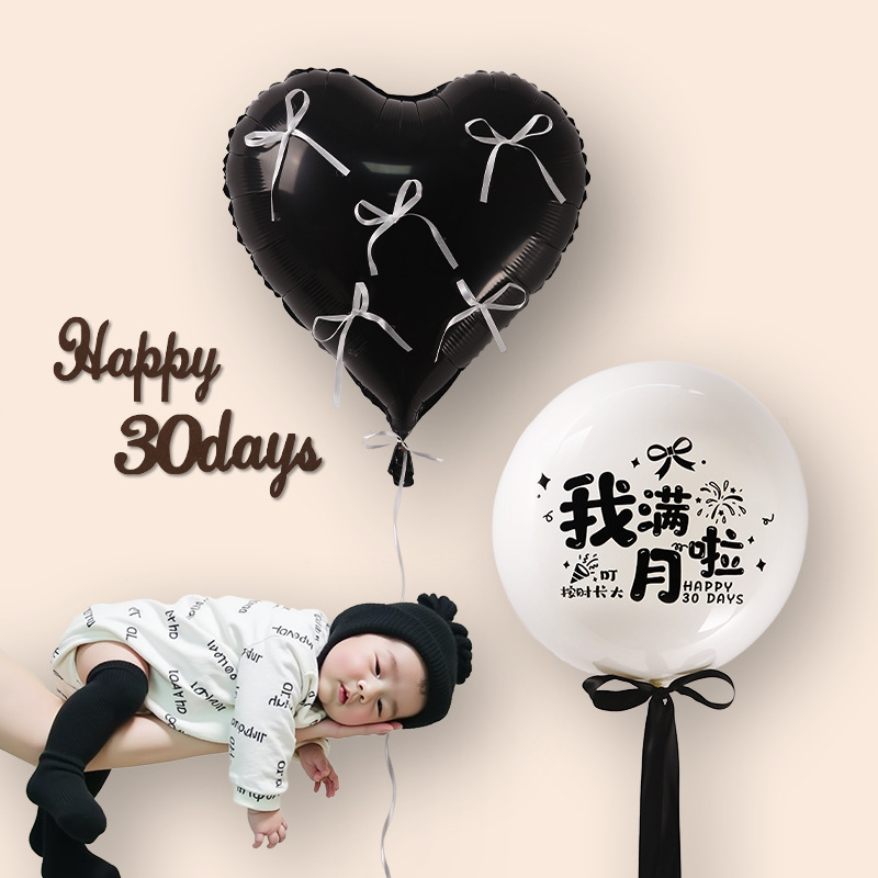 Full Moon Banquet Scene Arrangement 30 Days Baby Ritual Sense Supplies Atmosphere Home Balloon Decoration Baby Photo Props Full Moon Banquet Scene Arrangement 30 Days Baby Ritual Sense Supplies Atmosphere Home Balloon Decoration Baby Photo Props