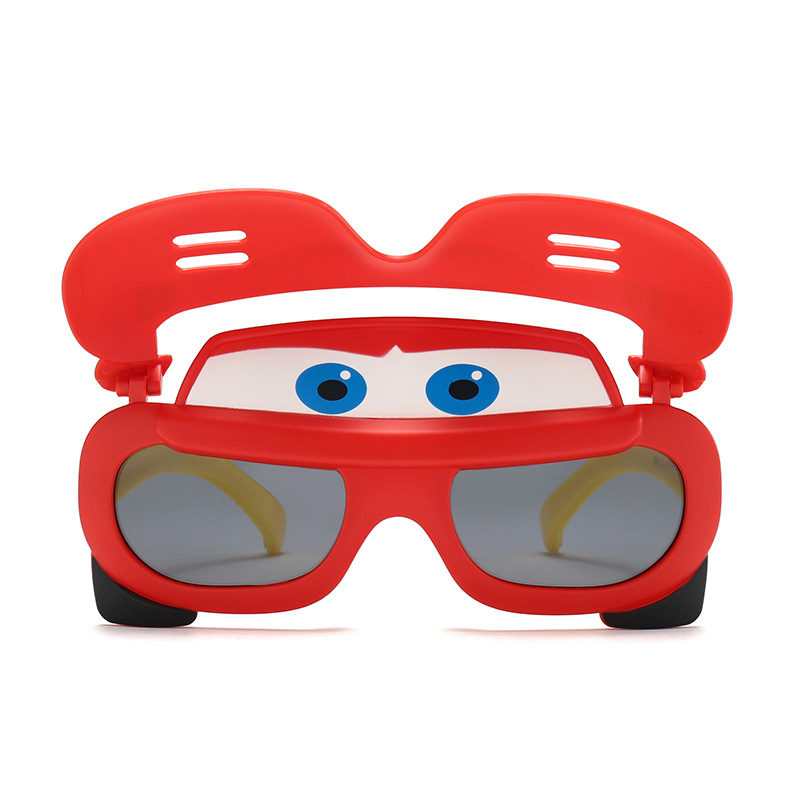 Children's polarising silicone creative sunglasses