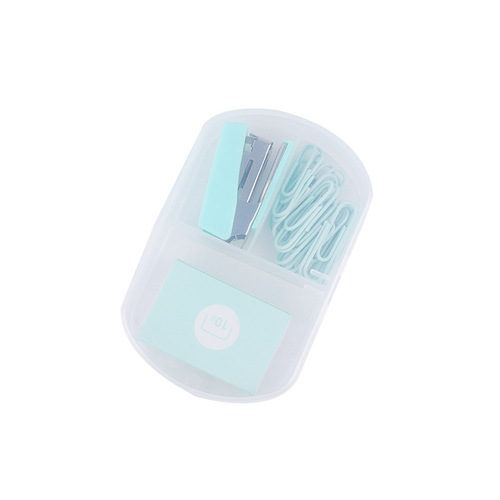 Macaron paper clip combination binder clip for receipt storage globe needle I-shaped nail stapler for office binding
