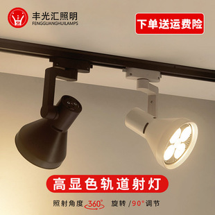 Led Track Spotlight Clothing Store Window 30 Watt Track Spotlight Painting Exhibition Background Wall Par30 Rail Light