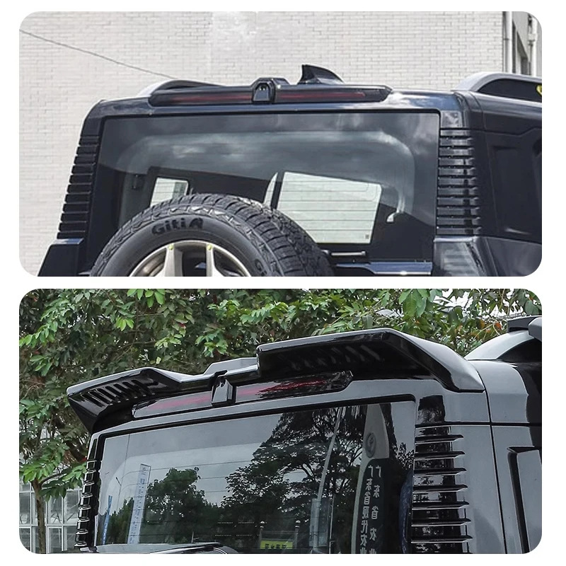 Applicable to Jietu Traveler/Shanhai T2 Tail Special Vehicle Top Wing Modified Fixed Wind Wing Exterior Rear Spoiler Accessories