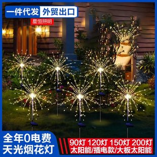 Cross-Border Solar Lawn Lights, Ground-Inserted Lights, Garden Courtyard Decorative Lights, Outdoor Atmosphere Starry Sky Led Lights
