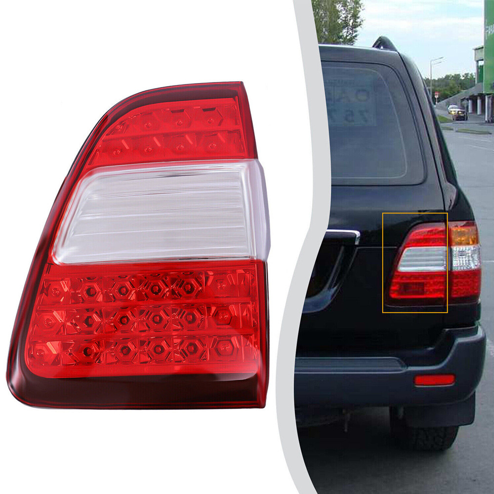 Aplicable a Toyota 98 - 07 Land Cruiser FJ100 modificación de luces traseras LED luces de marcha atrás luces de freno cubierta