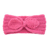 Children's crochet with bow, knitted headband, helmet for early age, hair accessory, European style