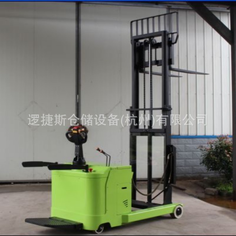 全电动小前移堆高车无支腿升降铲车2吨小型电动堆垛车电瓶装卸车