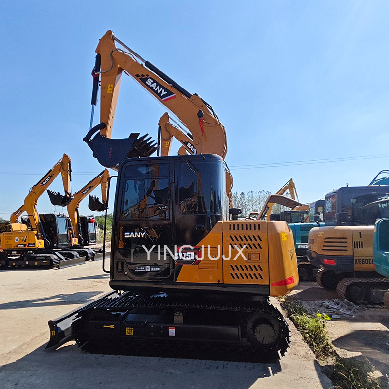 Excavadora Sany75 orugas 75C de segunda mano Excavadora Sany exportaciones de comercio exterior image 4
