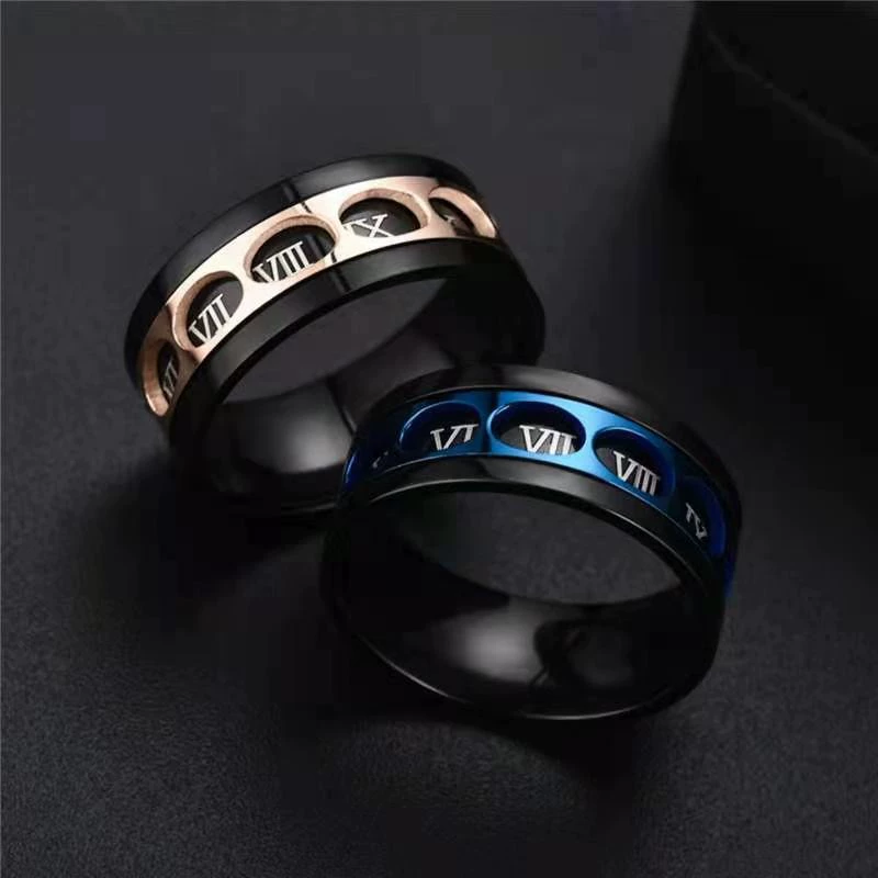 Ring stainless steel for beloved, accessory, European style, for import, wholesale