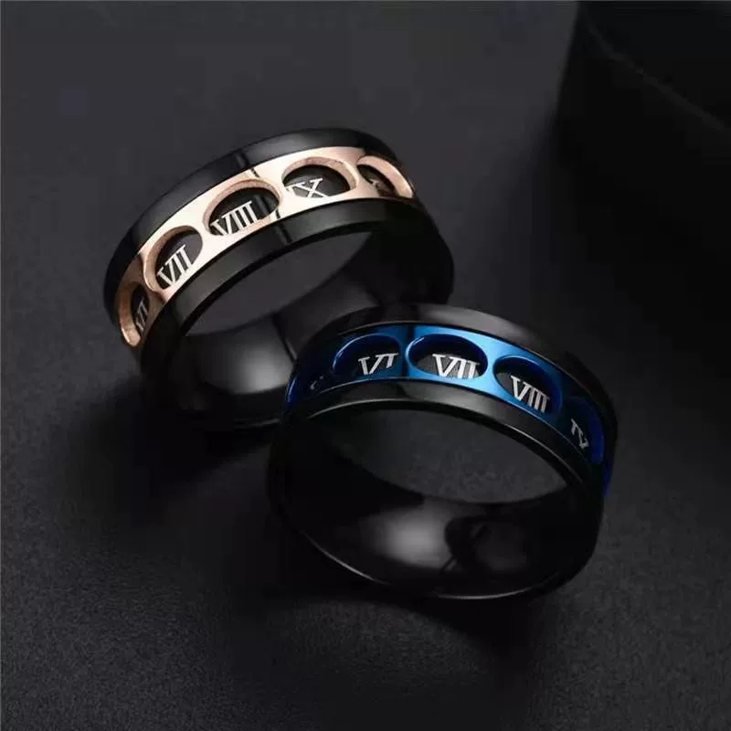 Ring stainless steel for beloved, accessory, European style, for import, wholesale