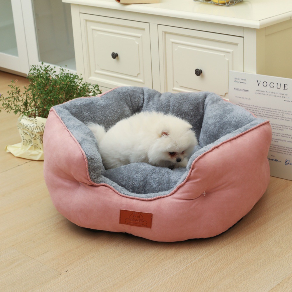 Máquina de peluche de invierno lavable transfronterizo perrera gamuza mascota dormir nido multi-escena antideslizante gato estera caliente