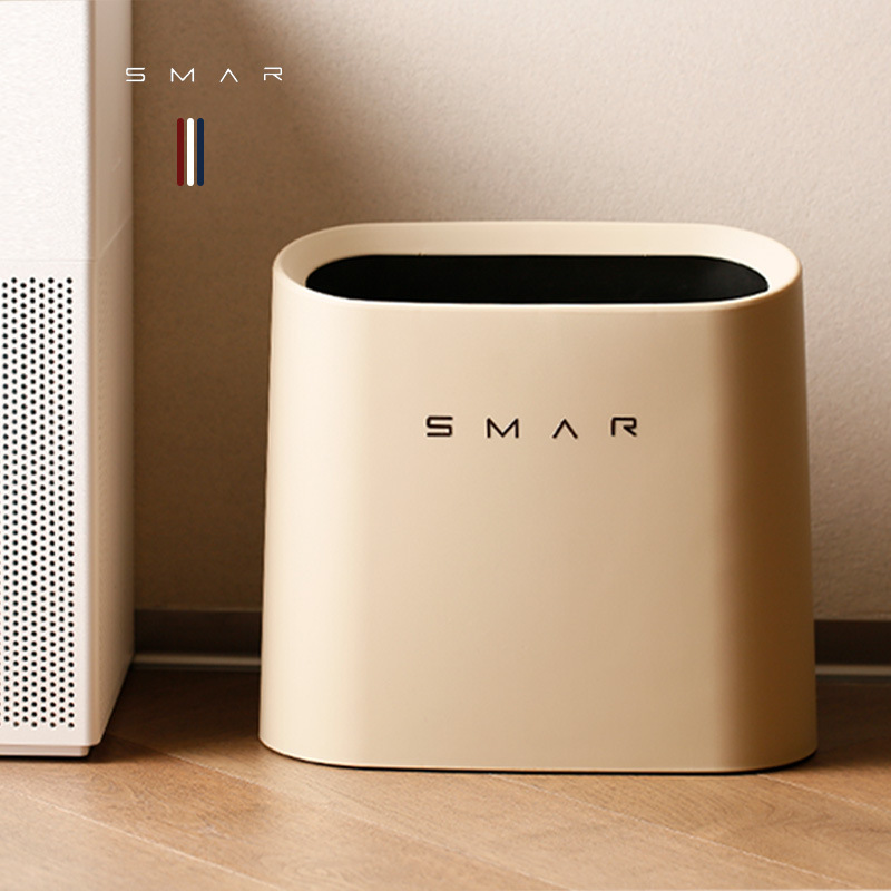 Gap Trash Can for Home, High-Value Style, Office, Bathroom, Bedroom, Living Room, Kitchen, Large Lidless Trash Can