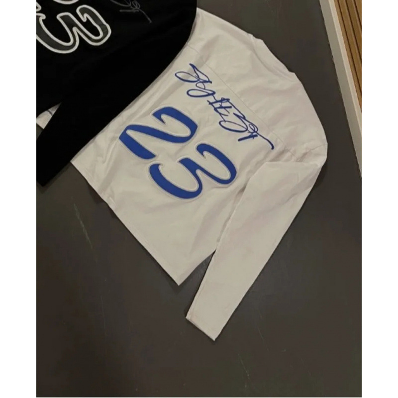 Stussy Jersey Number 23 Script Logo White