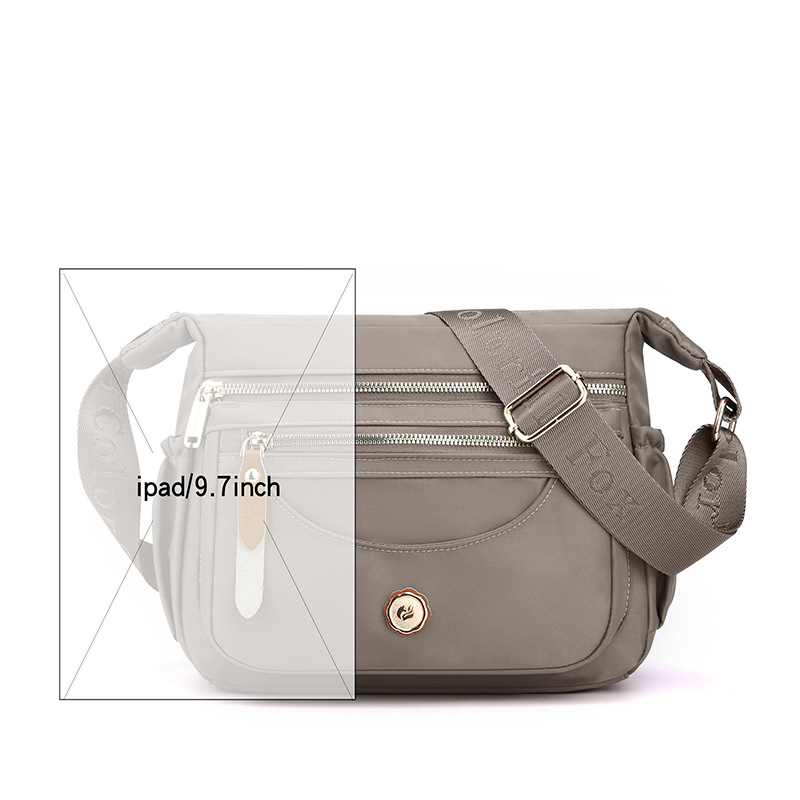 Bolso de hombro para mujer de gran capacidad, bolso mensajero urbano