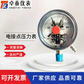 厂家直销电接点精密压力表径向全规格供应 真空电接点ZX-100真空