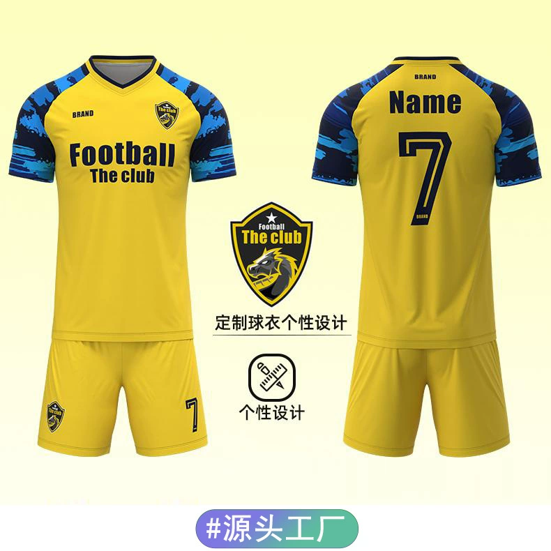 [Магазин фабрики Changfei] Цифровая печать по всему телу, персонализированная детская и взрослая тренировочная форма для соревнований и футбольная форма