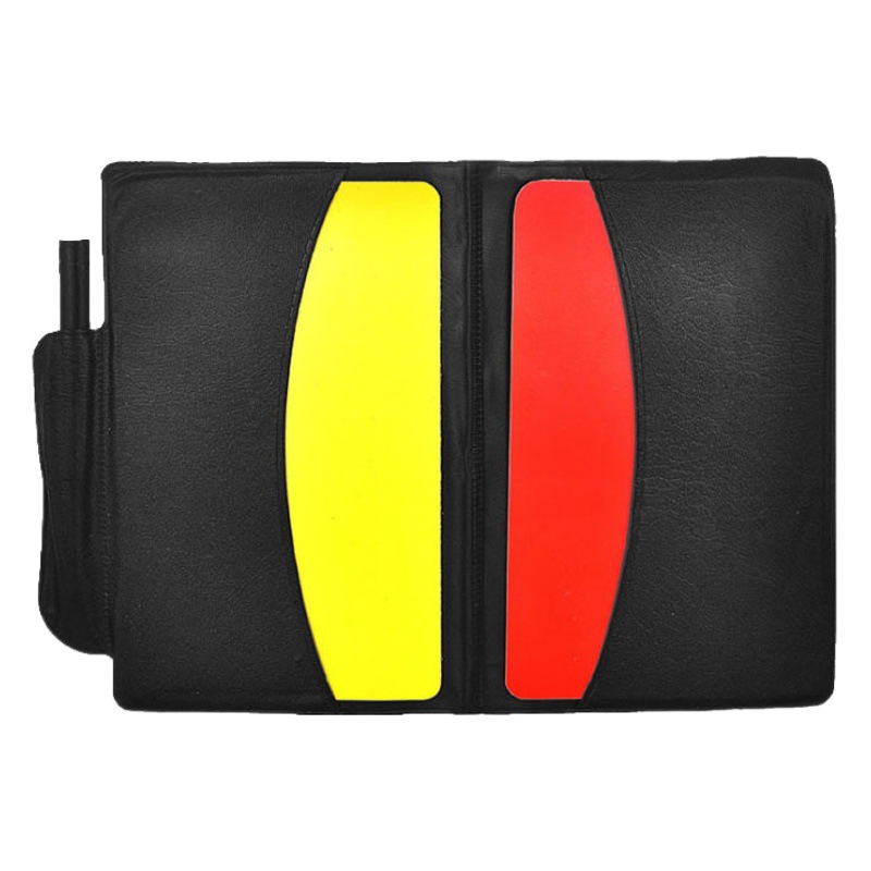 Spot professional match record equipment football Red Yellow card referee red card yellow card referee supplies