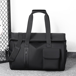 2025 New Fashion Travel Bag Men's Simple Portable Luggage Bag Travel Bag Large Capacity Cross-border Wholesale