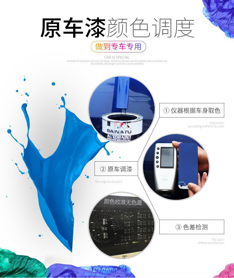 Car paint repair pen car paint artifact scratch repair scratch mark removal pearl white car paint surface Special