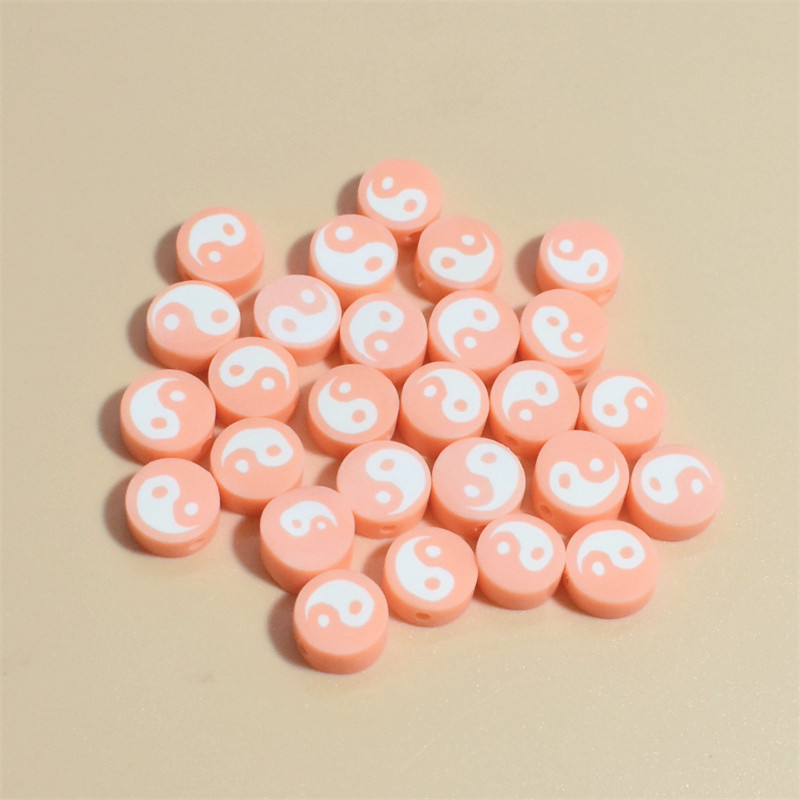 100 PCS/Package Soft Clay Gossip Beads display picture 6