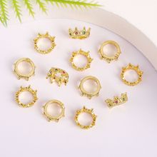 18K��ɫ΢��ʯ��ɫ��׻ʹڸ�Ƭ����������ֹ�diy�Ʒ���