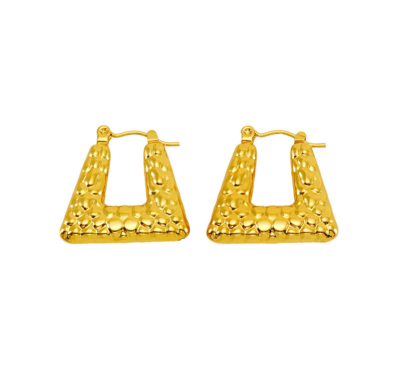 Hoop Earrings Classification 1 Pair Simple Style Bow Knot 304 Stainless Steel 18K Gold Plated Hoop Earrings