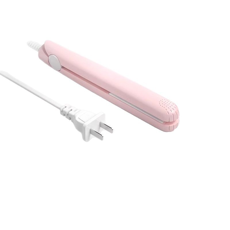 Cabello recto y cabello rizado de doble propósito mini tabla de plancha pequeña barra de rizado especial para cejas permacapellar clip de tabla de alisado portátil